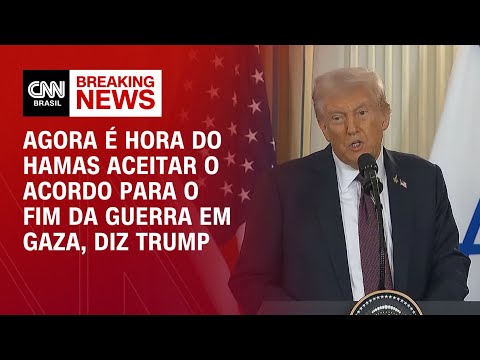 Trump: Agora é hora do Hamas aceitar o acordo para o fim da guerra Gaza | CNN 360°
