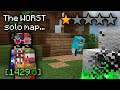 the WORST solo bedwars map.... | Hypixel Bedwars