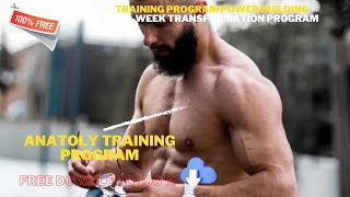 Anatoly Powerlifter Workout Routine & Diet Plan