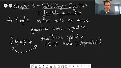 Chapter 3: The Schrodinger Equation | CHM 309 | 018