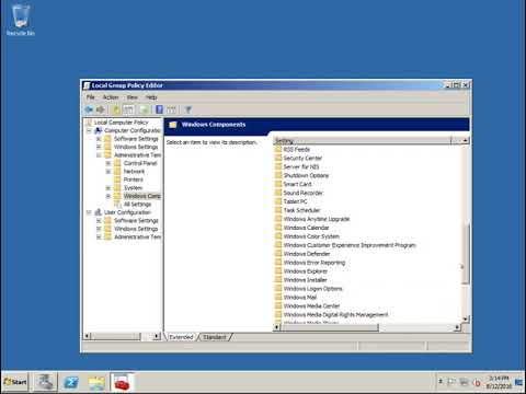 Thin Client Login Windows Server 2008