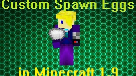 Minecraft custom spawn eggs in snapshot 1.9