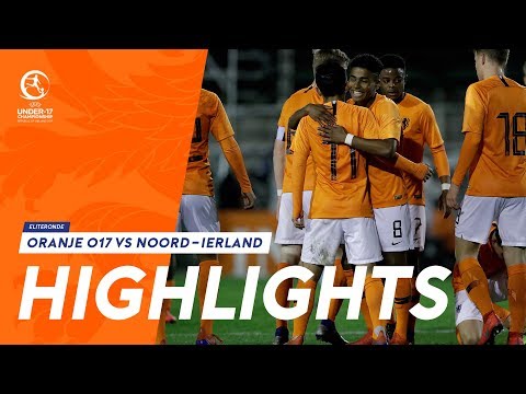 Highlights: Oranje onder 17 - Noord-Ierland (20/03/2019) EK 2019-kwalificatie