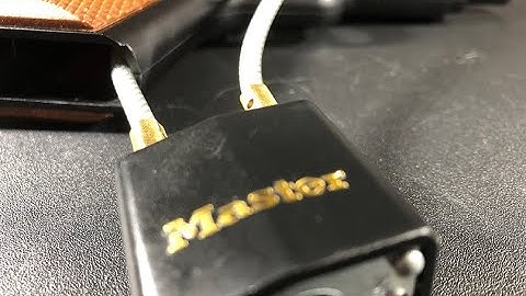 [016] Master Lock 99 pitiful gun lock