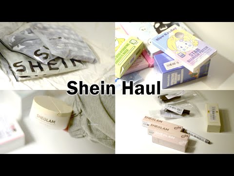 اونبكسنق مشتريات العيد من شي ان منتجات سكن كير لطيفة و ميك اب Shein Haul Eid Shopping 1