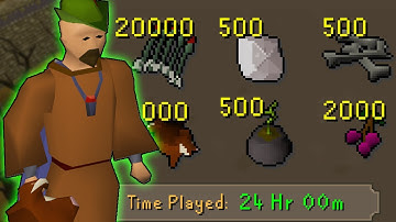 How Far can 50M get a Brand New Account in Only 24 Hours?  [OSRS]
