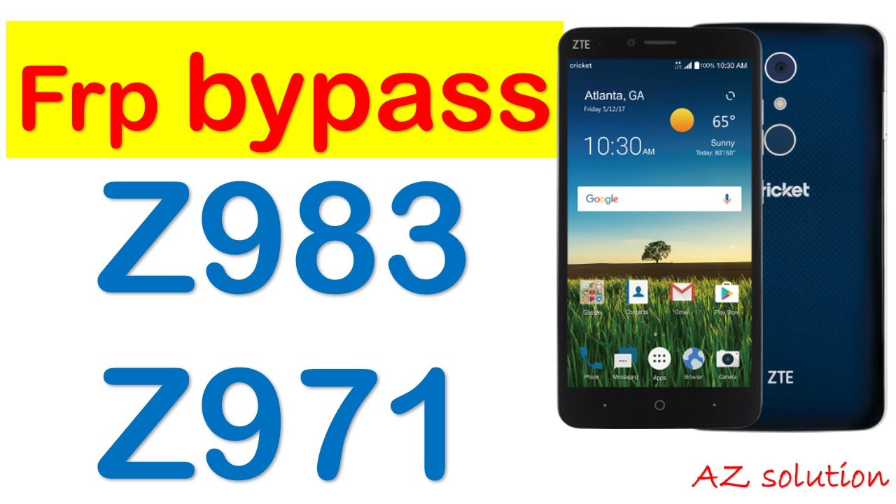 Z835, Z971, Z983 All ZTE nougat frp bypass - retire aydi sou ZTE