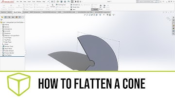 SOLIDWORKS Tips and Tricks — How to Flatten a Cone