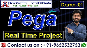 PEGA DEMO Class 01 | Pega Real Time Training | New Batch | FEB 21st | Joining Details Below
