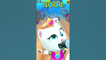 NOOB vs PRO vs HACKER - Talking Tom Gold Run