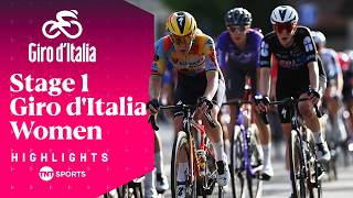 UNSTOPPABLE 🔥 | 2026 Giro d'Italia Women Stage 1 Race Highlights | TNT Sports Cycling