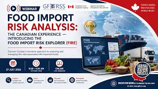 AFRAF Academy Webinar | Food Import Risk Analysis: The Canadian Experience – Introducing FIRE