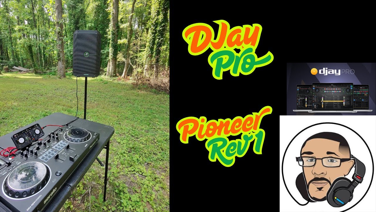 Использование Pioneer Rev 1 с iPhone и DJay Pro.