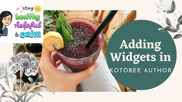 Adding Widgets in Kotobee Author