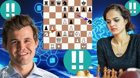 Lady chess genius Tania Sachdev vs Magnus Carlsen 185