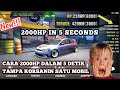 Cara 2000HP Dalam Hitungan 5 Detik Tampa Mengorbankan Mobil | Car Parking Multiplayer Indonesia