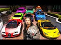 GTA 5 ✪ Stealing Roman Reign Luxury Cars with Michael ✪ (Real Life Cars #11)