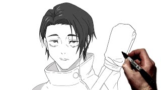 How To Draw Yuta Shibuya Step By Step Jujutsu Kaisen