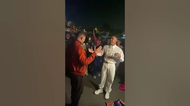 Will Smith and Jabari Banks recreate Fresh Prince of Bel-Air handshake | Bel-Air | #shorts