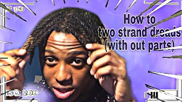 How to two strand twist your OWN HAIR with no parts! Male/boys edition easy  #HOWTOTWOSTRANDTWIST