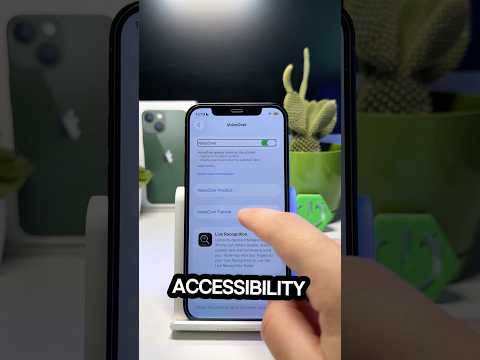Turn On/Off VoiceOver on iPhone🎙️ #voiceover #iphonetricks #howto #techtok
