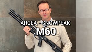 Carabina M60 Arcea-Snowpeak. Presentación y despiece