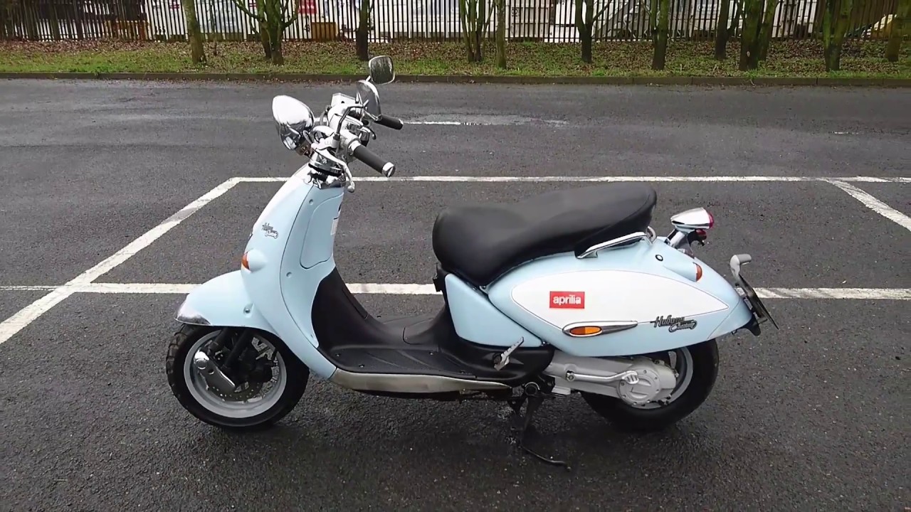 2002 APRILIA HABANA MOJITO CUSTOM 125 4T RETRO SCOOTER MOPED NEW MOT & TAX  VGWO - YouTube