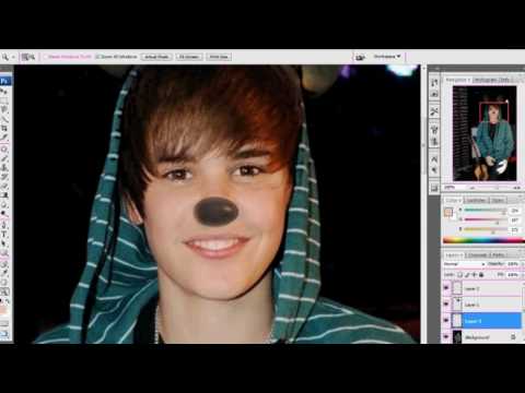 Justin Bieber is a Mickey Mouse :))
