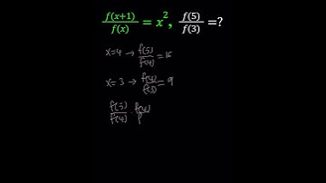 Functions | f(x+1)/f(x)=x^2