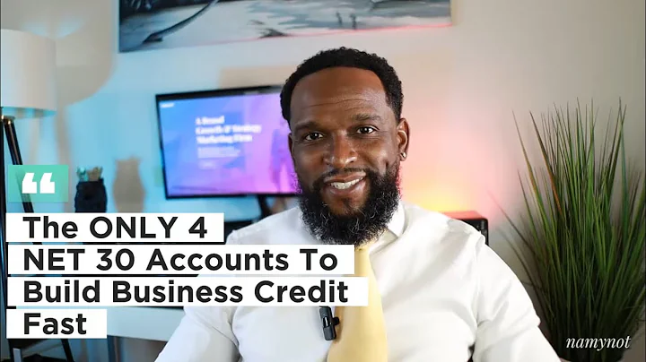 The ONLY 4 NET 30 Accounts to Build Business Credit Fast