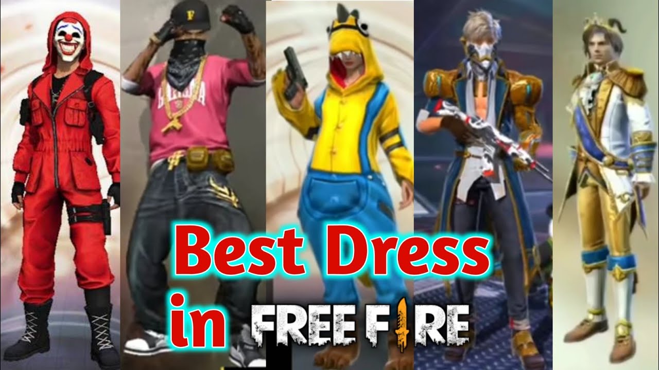 Best Rear Bundles in Free Fire || 10 Most Demanded Dresses in ...