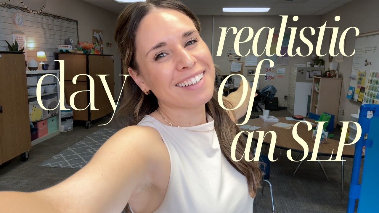 Day in the life VLOG: school based SLP tips + letting go of stressful ...