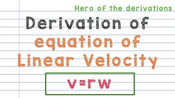 Derivation of expression of linear velocity • Relation between linear and angular velocity.