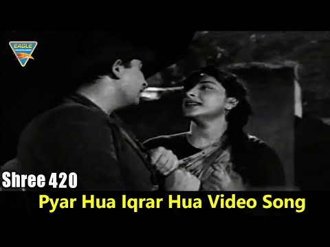 Pyar Hua Iqrar Hua Video Song || Shree 420 Hindi Movie || Raj Kapoor || Eagle Mini