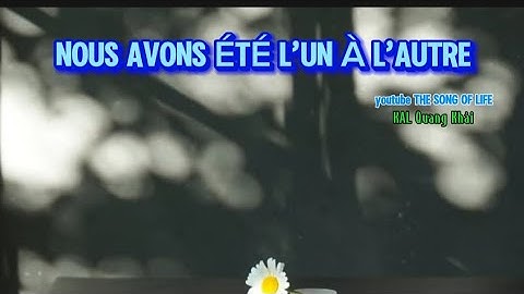 "NOUS AVONS ÉTÉ L’UN À L’AUTRE – A Love We Once Shared | Emotional French Ballad"