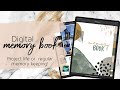 Digital Memory Book | Digital Project Life, memory keeper, scrapbook