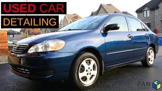 HOW TO DETAIL A USED CAR : An Old Toyota Corolla 2006 !!!