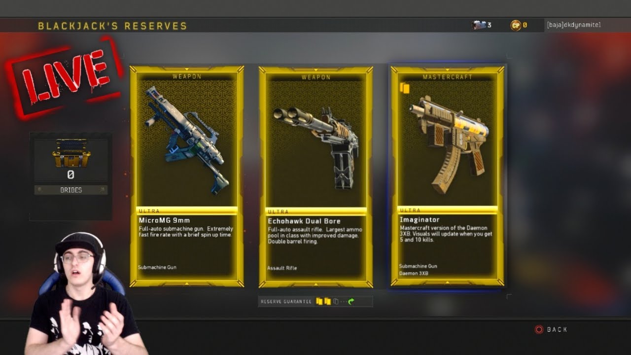 Black Ops 4 Year 2 Lucky TRIPLE Weapon Opening | New INSANE Minigun SMG Gameplay (MicroMG 9mm)