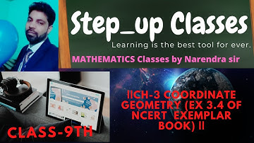CLASS- 9TH ; MATHEMATICS; CHAPTER-3 COORDINATE GEOMETRY (EX 3.4 Of NCERT  exemplar book);PART- 5