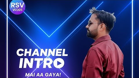 My First Youtube Video✨️| Rahul Singh _RSV VIogs | Introduction Video ! #youtube #video #intro #2025