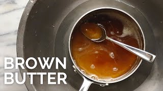 How to make Brown Butter | How to make Beurre Noisette