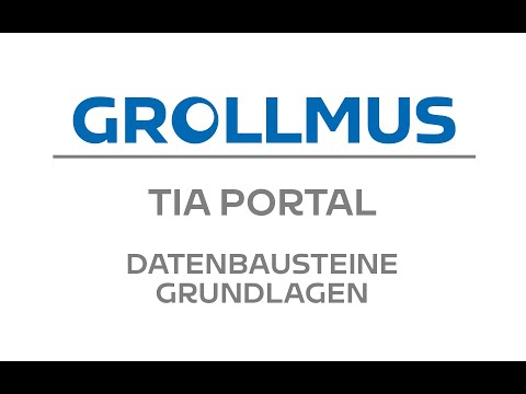 Datenbausteine im TIA Portal Grundlagen