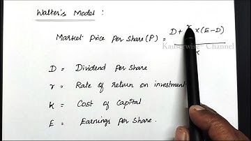 [1] Dividend Policy | Overview | walter