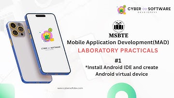 Install Android IDE & Create Android Virtual Device | MAD Practical MSBTE
