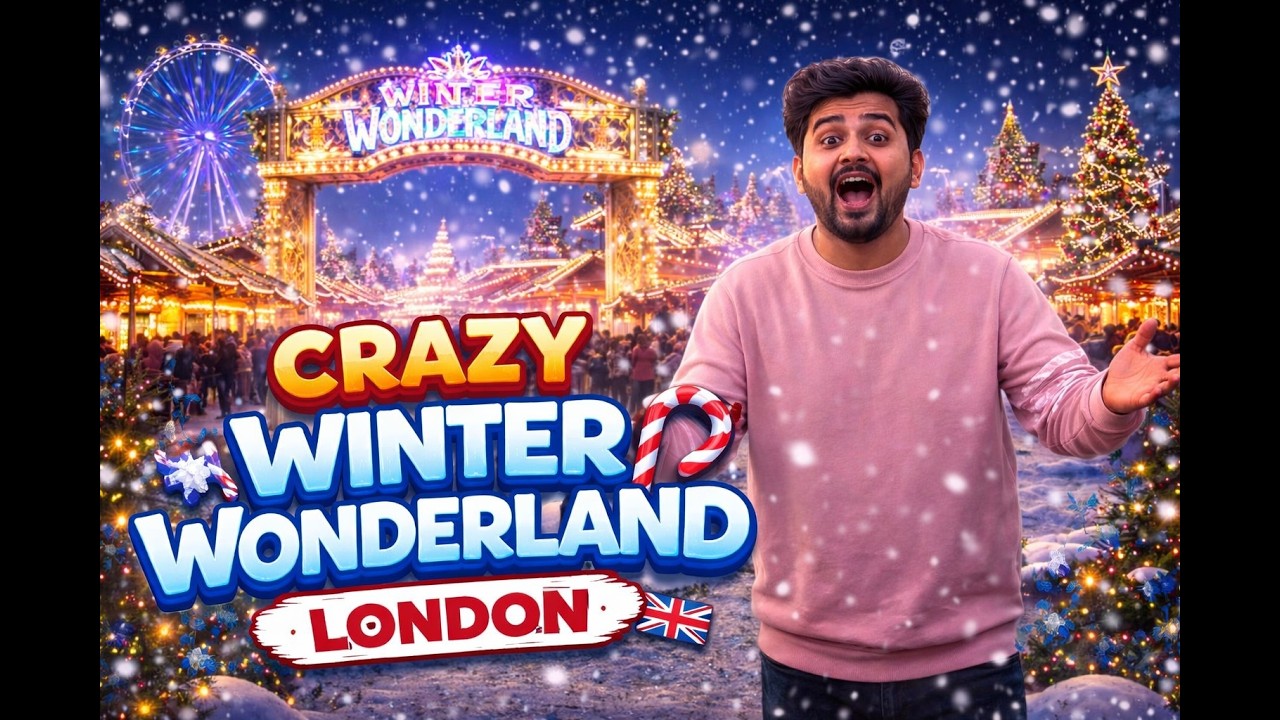 London Winter Wonderland Is CRAZY 😱 | Full Tour & Fun | Pavankalee Vlogs