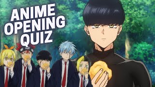 ANIME OPENING QUIZ - ARTIST & SONG NAME EDITION - 40 OPENINGS + 10 BONUS ROUNDS