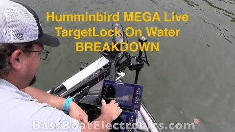 Humminbird MEGA Live TargetLock on water breakdown with Bass Boat Electronics!
