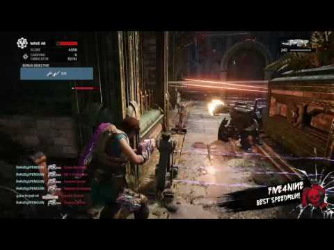 Gears of war 4 horde on insane. Speedrun on security. Even faster then last speedrun.