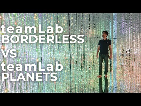 teamLab Borderless vs teamLab Planets | Which one to visit when in Tokyo?