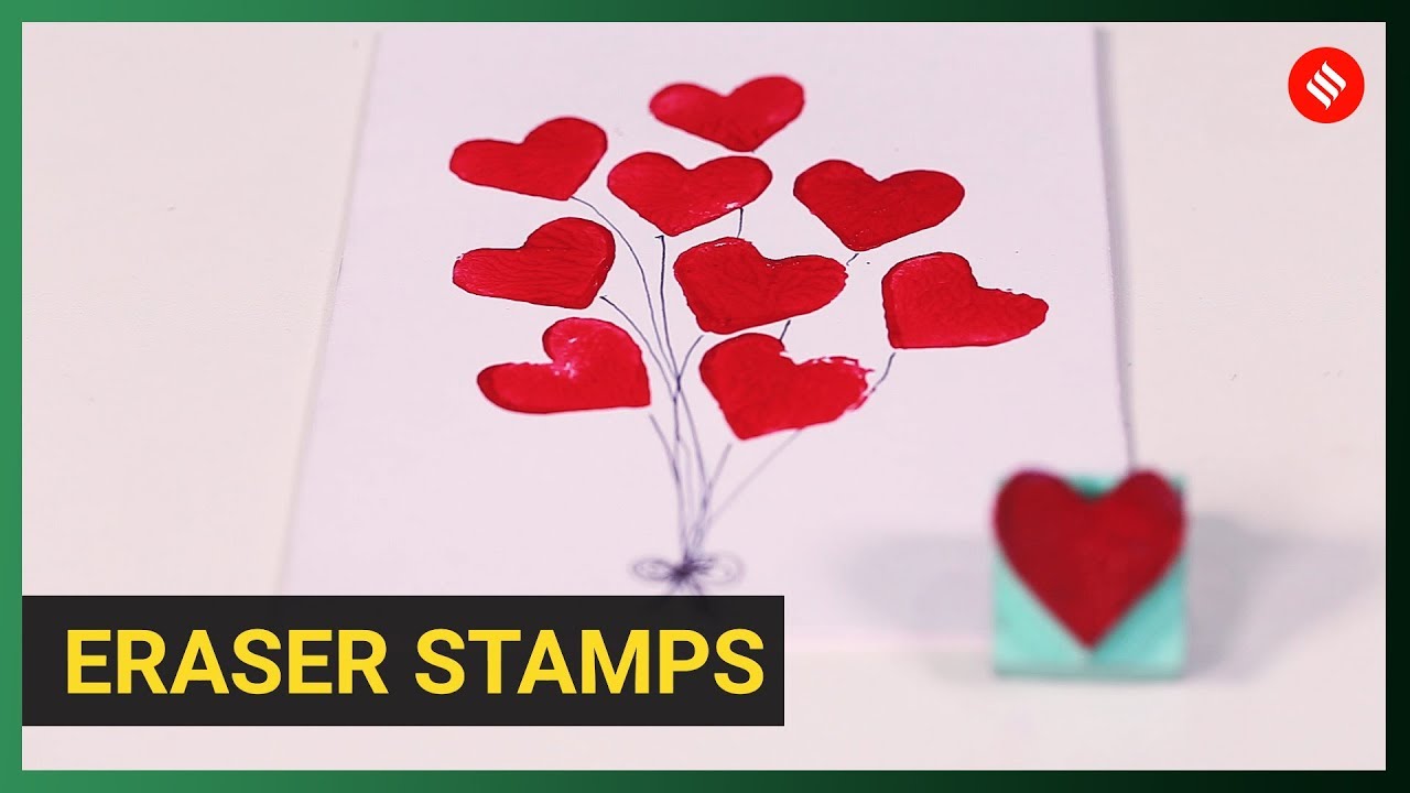DIY Eraser Stamps How To Make A Eraser Stamp YouTube